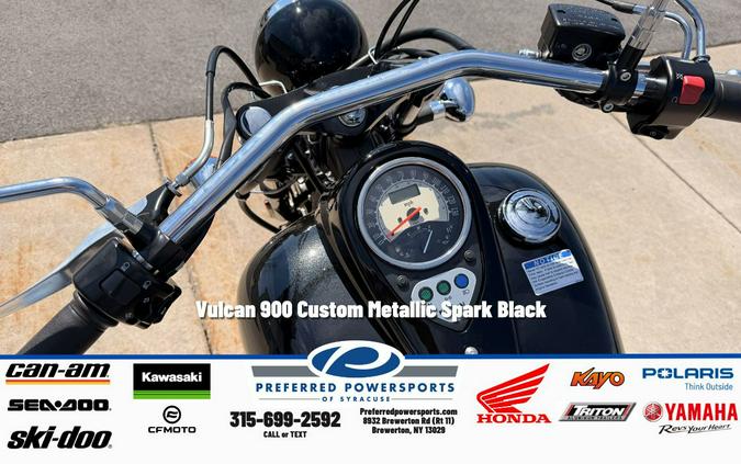 2026 Vulcan 900 Custom Metallic Spark Black - Kawasaki