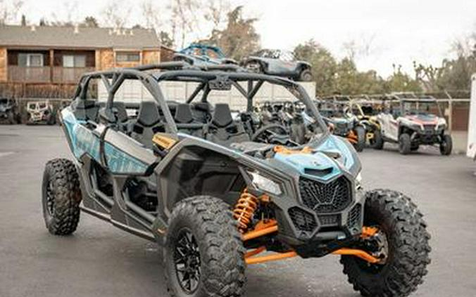 2026 Can-Am® Maverick X3 MAX DS Turbo Scandi Blue & Orange Crush