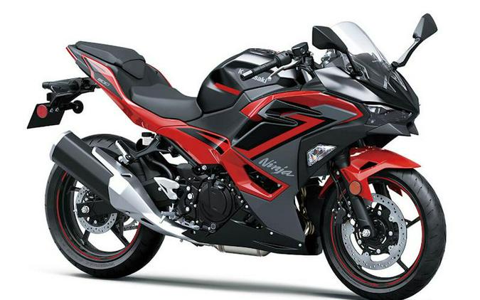 2024 Kawasaki Ninja® 500 ABS Passion Red/Metallic Flat Spark Black