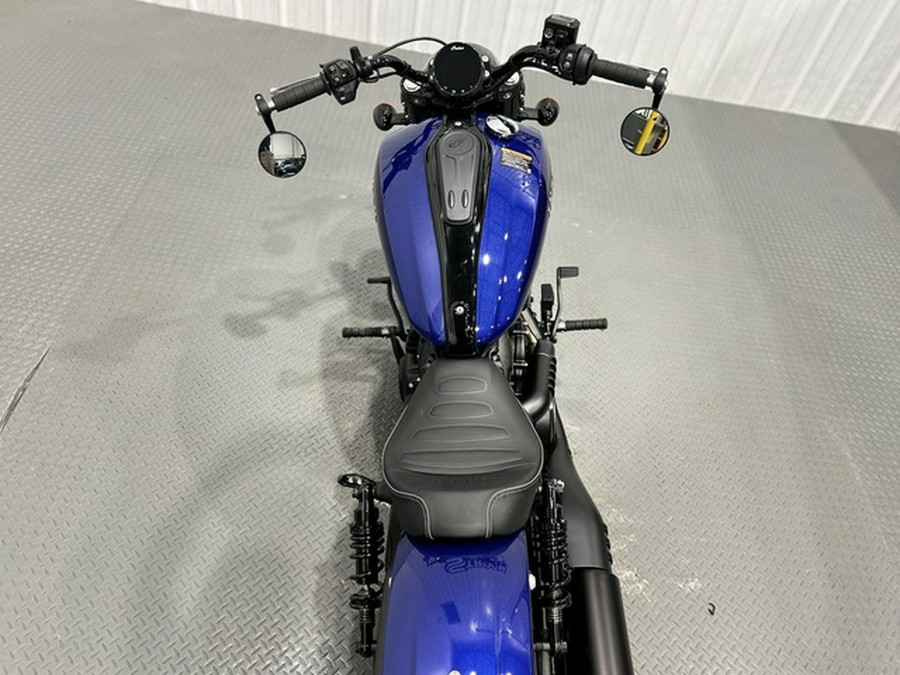 2025 Indian Scout Bobber Limited +Tech Spirit Blue Metallic