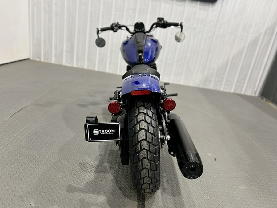 2025 Indian Scout Bobber Limited +Tech Spirit Blue Metallic