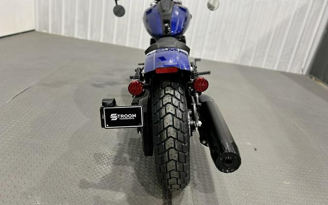 2025 Indian Scout Bobber Limited +Tech Spirit Blue Metallic