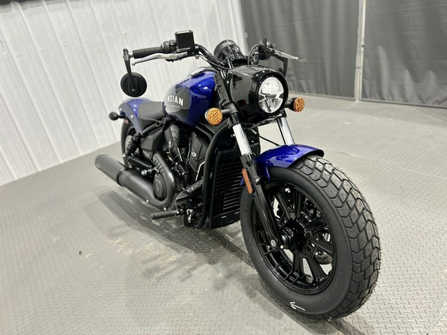 2025 Indian Scout Bobber Limited +Tech Spirit Blue Metallic