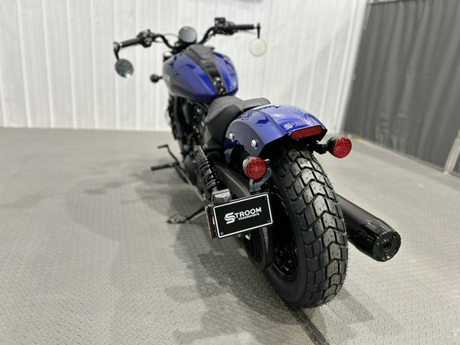 2025 Indian Scout Bobber Limited +Tech Spirit Blue Metallic