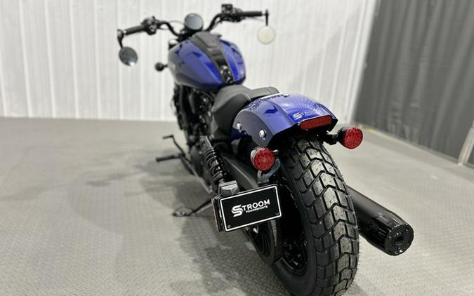 2025 Indian Scout Bobber Limited +Tech Spirit Blue Metallic
