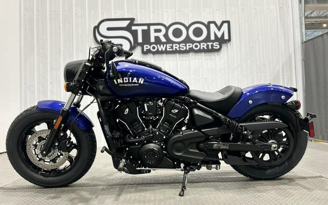 2025 Indian Scout Bobber Limited +Tech Spirit Blue Metallic