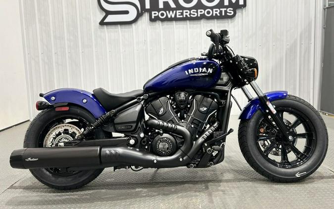 2025 Indian Scout Bobber Limited +Tech Spirit Blue Metallic