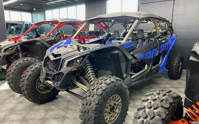 2024 Can-Am® Maverick X3 MAX X rs Turbo RR with Smart-Shox Dazzling Blue & Carbon Black