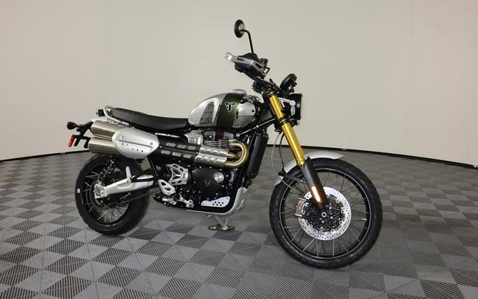 2023 Triumph Scrambler 1200 XE Chrome Edition Brooklands Green