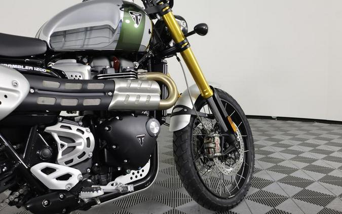 2023 Triumph Scrambler 1200 XE Chrome Edition Brooklands Green