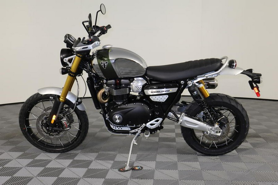 2023 Triumph Scrambler 1200 XE Chrome Edition Brooklands Green