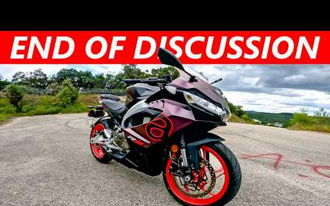 2025 Aprilia RS457 First Ride and Review!