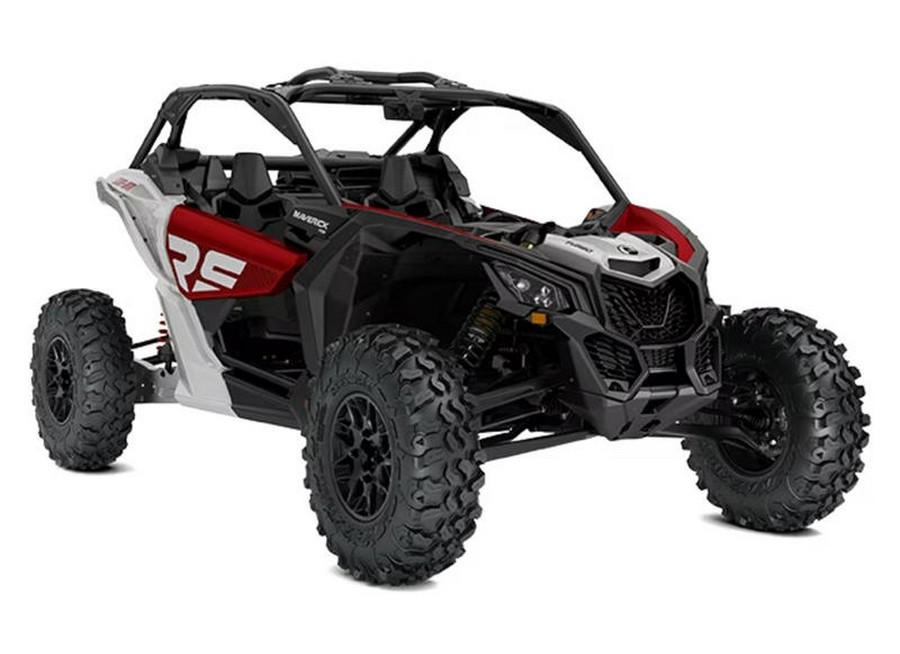 2024 Can-Am® Maverick X3 RS Turbo Fiery Red & Hyper Silver