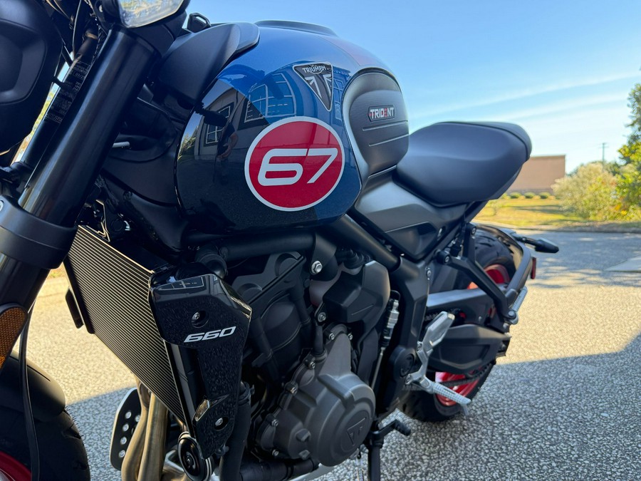 2026 Triumph Trident 660 Triple Tribute Edition
