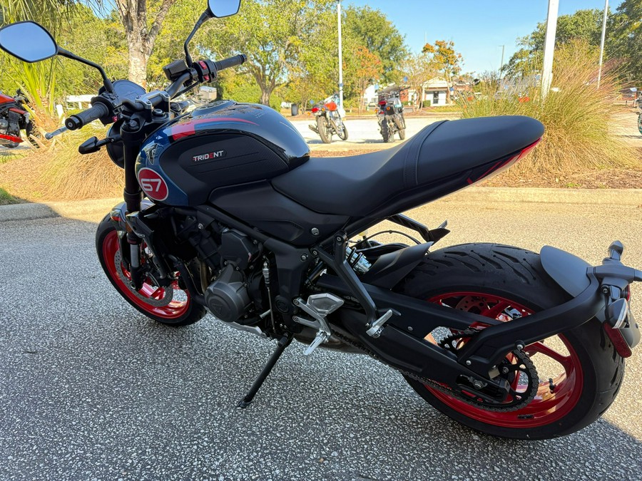 2026 Triumph Trident 660 Triple Tribute Edition