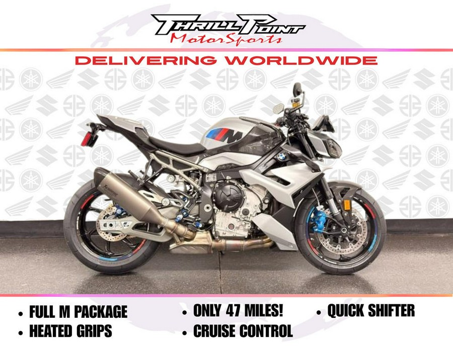 2025 BMW M 1000 R White Aluminum Metallic Matte
