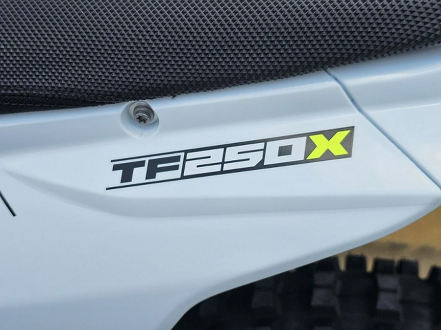 2024 TRIUMPH TF 250-X Racing/Yellow/Black/White