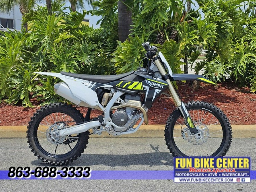 2024 TRIUMPH TF 250-X Racing/Yellow/Black/White