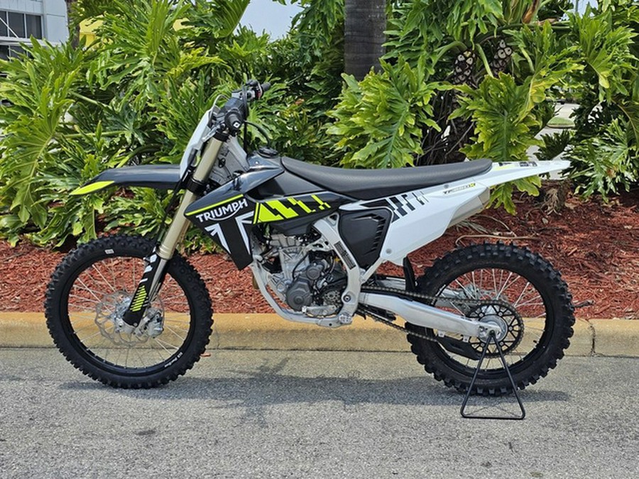 2024 TRIUMPH TF 250-X Racing/Yellow/Black/White
