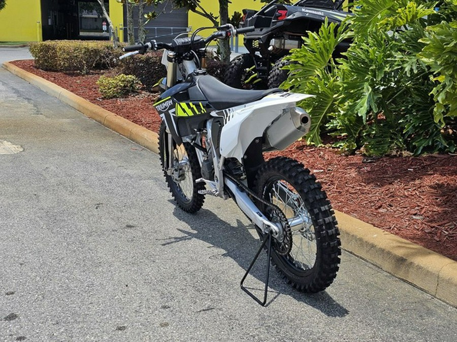 2024 TRIUMPH TF 250-X Racing/Yellow/Black/White