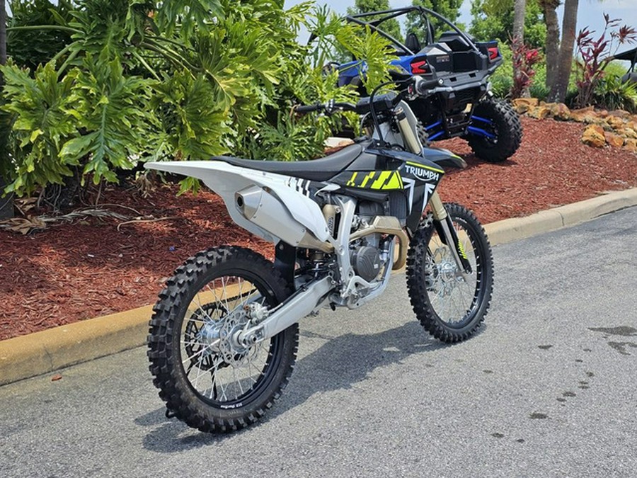 2024 TRIUMPH TF 250-X Racing/Yellow/Black/White