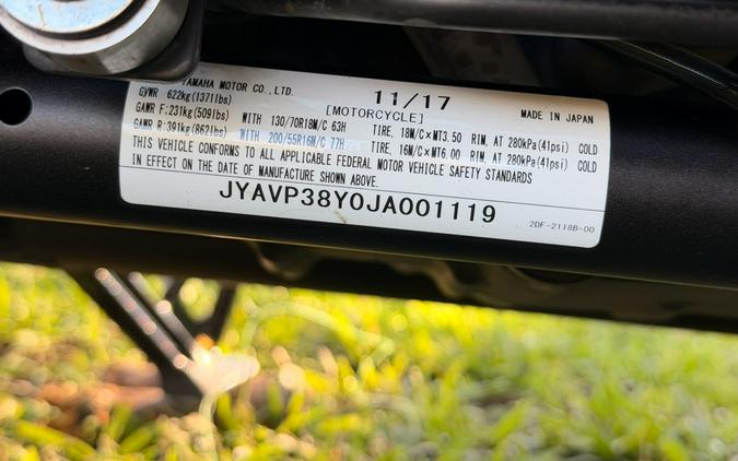 2018 Yamaha Motor Corp., USA Star Venture