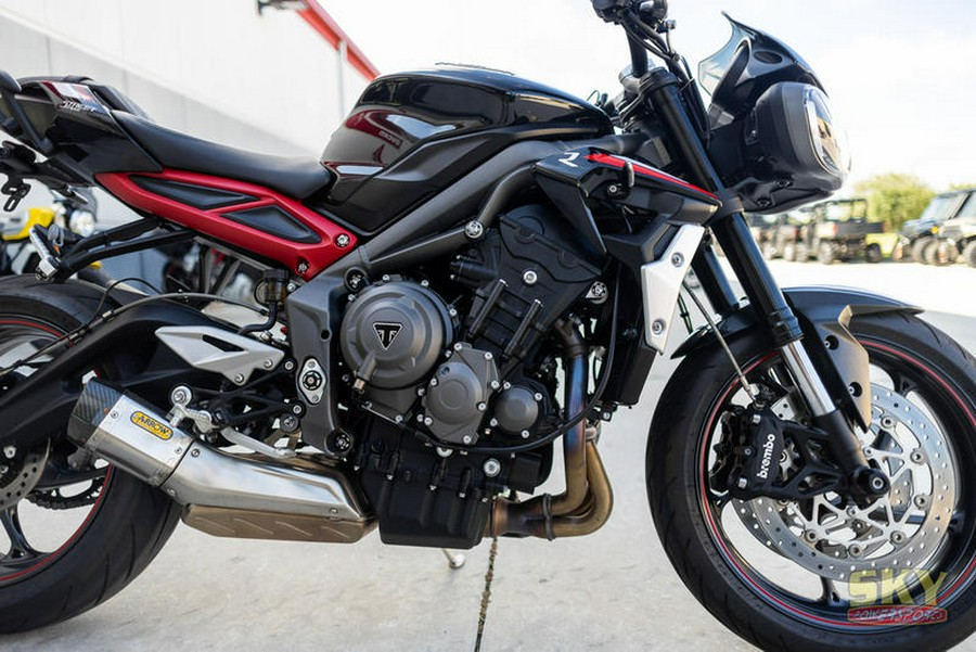 2021 Triumph Street Triple R Sapphire Black