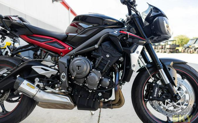 2021 Triumph Street Triple R Sapphire Black