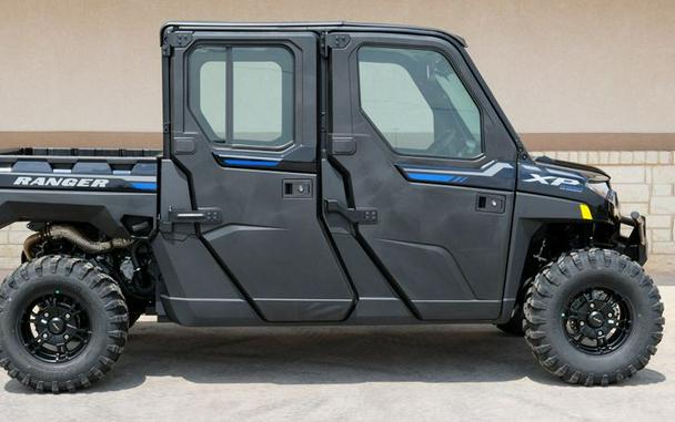 New 2024 POLARIS RANGER CREW XP 1000 NORTHSTAR ULTIMATE RIDE COMMAND AZURE CRYSTAL