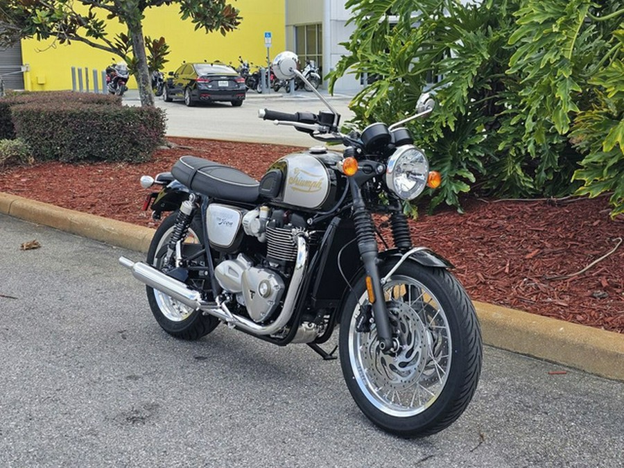 2025 Triumph Bonneville T120 Sapphire Black/Aluminium Silver # BLACK-DGR