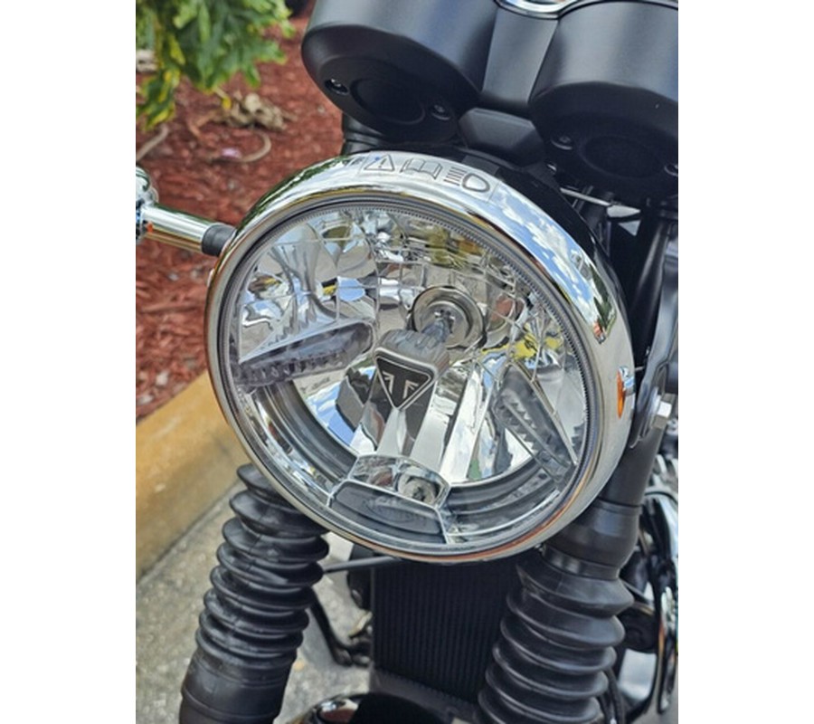 2025 Triumph Bonneville T120 Sapphire Black/Aluminium Silver # BLACK-DGR