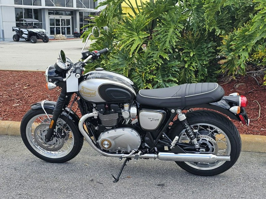 2025 Triumph Bonneville T120 Sapphire Black/Aluminium Silver # BLACK-DGR