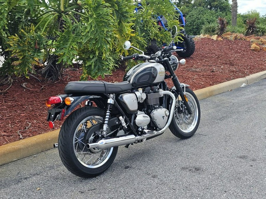 2025 Triumph Bonneville T120 Sapphire Black/Aluminium Silver # BLACK-DGR