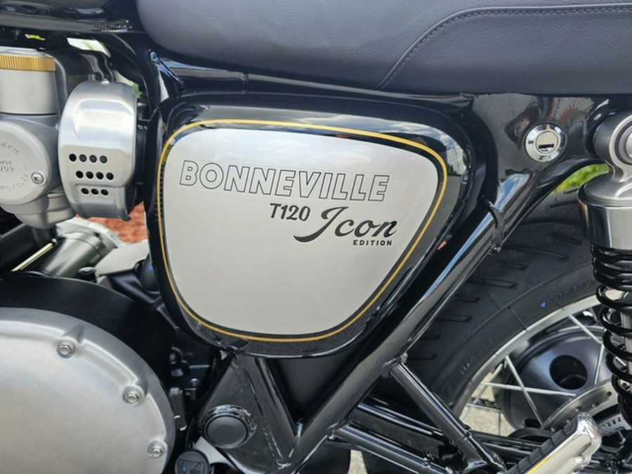 2025 Triumph Bonneville T120 Sapphire Black/Aluminium Silver # BLACK-DGR