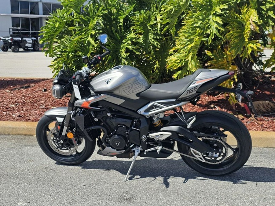 2025 Triumph Street Triple 765 RS Silver Ice RS
