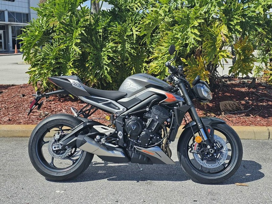 2025 Triumph Street Triple 765 RS Silver Ice RS