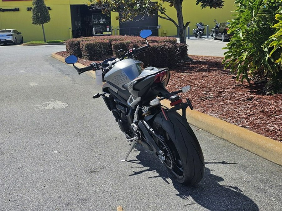 2025 Triumph Street Triple 765 RS Silver Ice RS