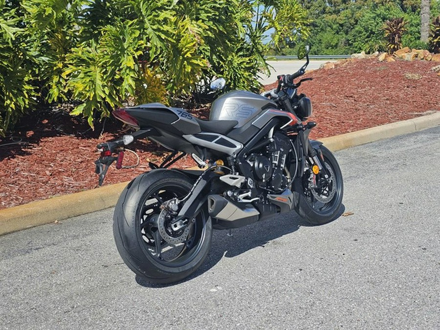 2025 Triumph Street Triple 765 RS Silver Ice RS