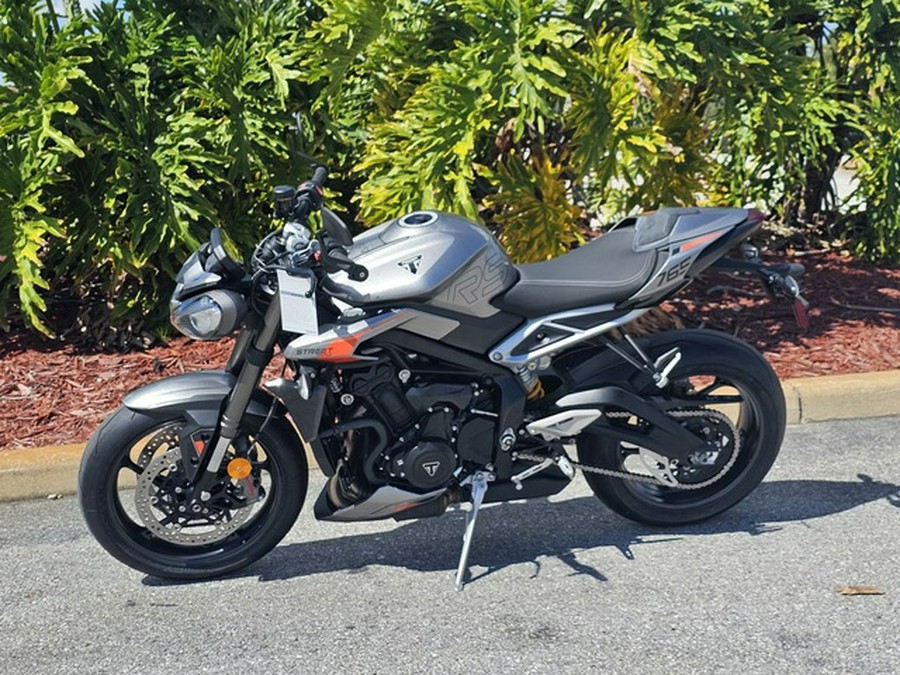 2025 Triumph Street Triple 765 RS Silver Ice RS