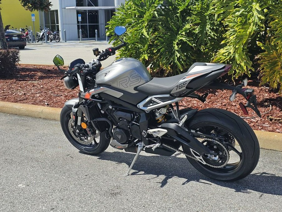 2025 Triumph Street Triple 765 RS Silver Ice RS