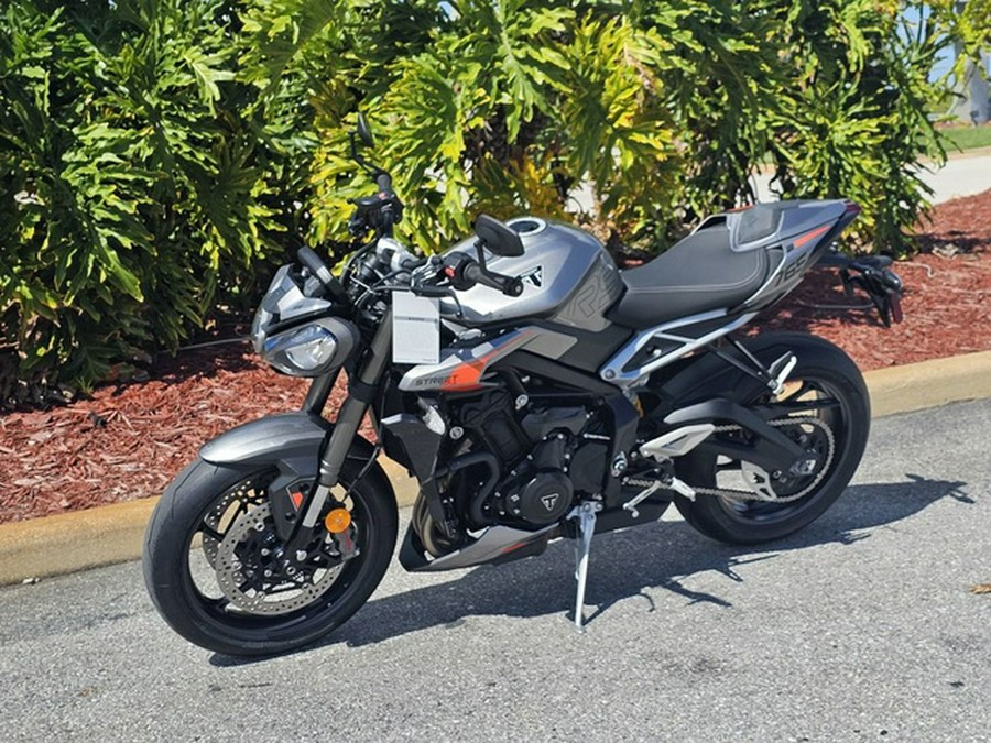 2025 Triumph Street Triple 765 RS Silver Ice RS