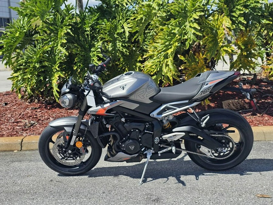 2025 Triumph Street Triple 765 RS Silver Ice RS
