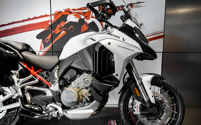 2024 Ducati Multistrada V4S Iceberg White - Spoked Wheels