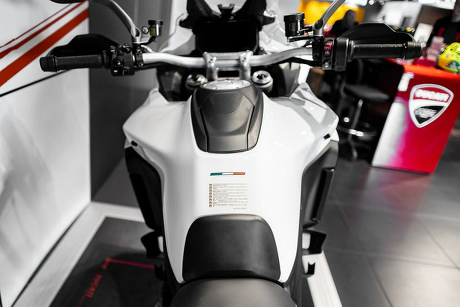 2024 Ducati Multistrada V4S Iceberg White - Spoked Wheels