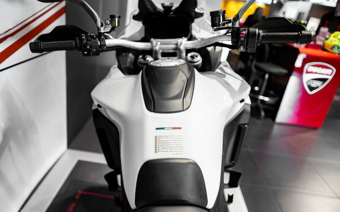 2024 Ducati Multistrada V4S Iceberg White - Spoked Wheels