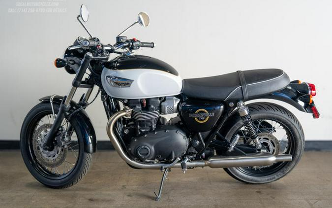 2026 Triumph Bonneville T100 Snowdonia White/Sapphire Black