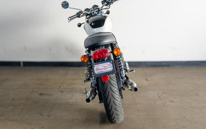 2026 Triumph Bonneville T100 Snowdonia White/Sapphire Black