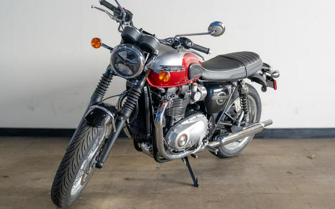 2026 Triumph Bonneville T120 Aluminum Silver/Cranberry Red