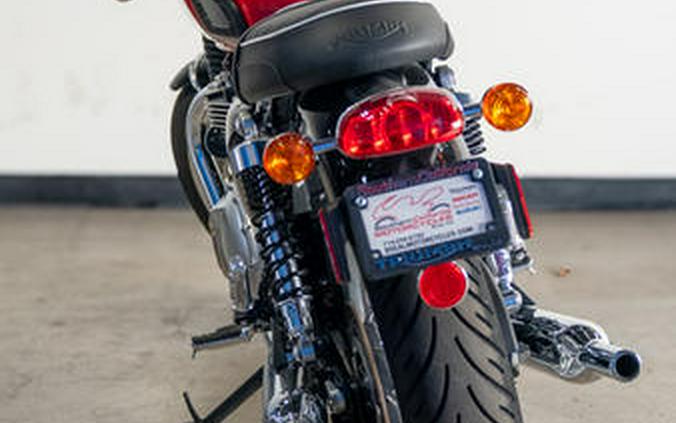 2026 Triumph Bonneville T120 Aluminum Silver/Cranberry Red