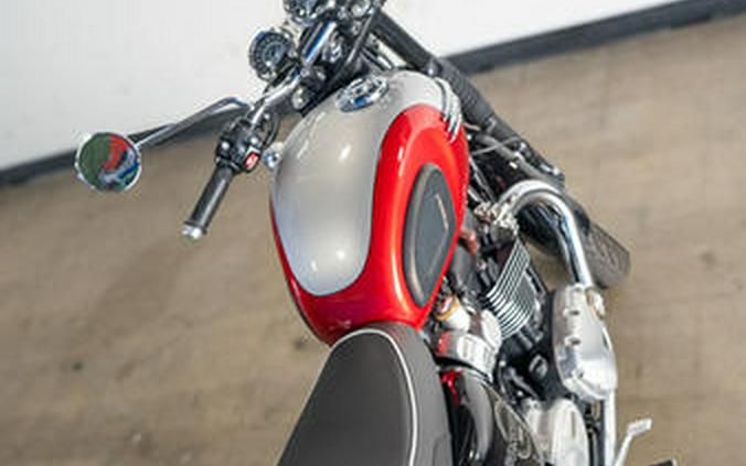 2026 Triumph Bonneville T120 Aluminum Silver/Cranberry Red